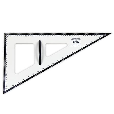 Learning Advantage Dry Erase Magnetic Triangle, 30/60/90 7594